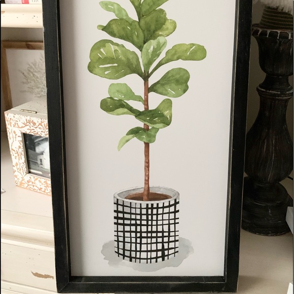 Potted Tree Art Picture - Picture 2 of 3